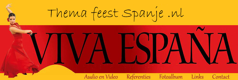Thema feest Spanje muziek 